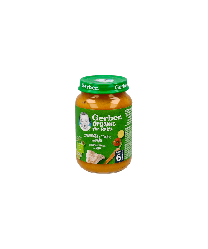 GERBER ORG ZANAH TOM PAVO 190Gg – foto del producto cada gerber org GERBER ORG ZANAH TOM PAVO 190Gg – foto del producto cada gerber org