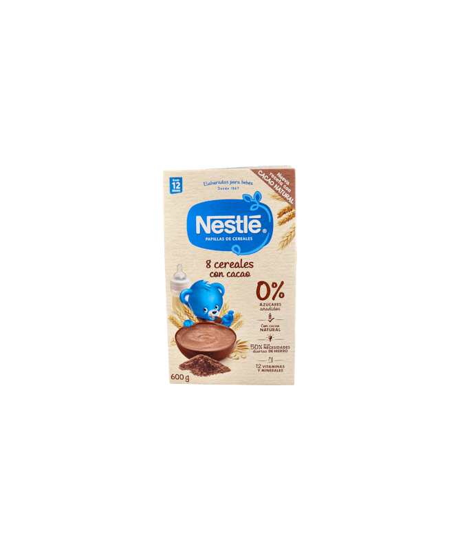 NESTLE PAPILLA 8 CEREALES AL CACAO 475G – foto del producto cada nestle papilla NESTLE PAPILLA 8 CEREALES AL CACAO 475G – foto del producto cada nestle papilla