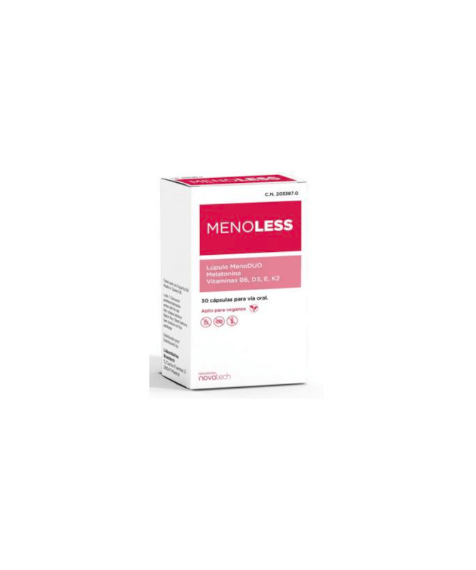 MENOLESS 30 CAPSULAS NOVATECH – foto del producto cada menoless capsulas MENOLESS 30 CAPSULAS NOVATECH – foto del producto cada menoless capsulas