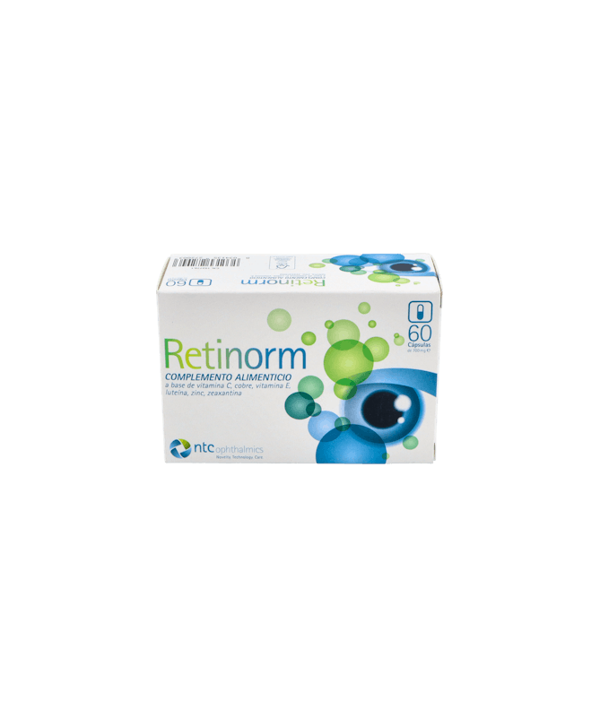 RETINORM 60 CAPSULAS – foto del producto cada retinorm capsulas