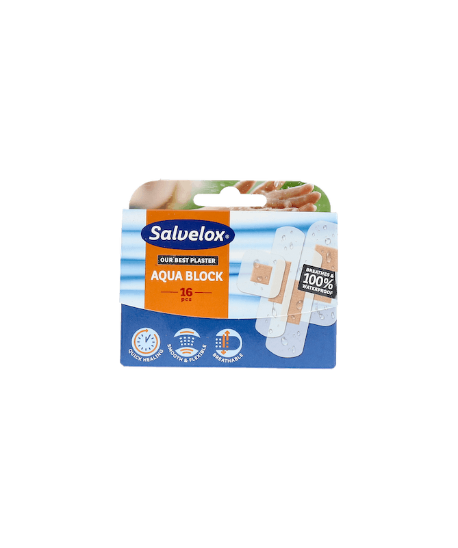SALVELOX AQUABLOCK 4 FORMATOS 16 UDS – foto del producto cada salvelox aquablock