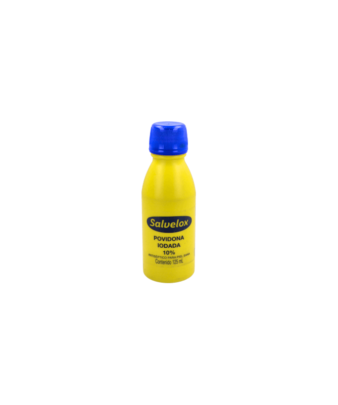 SALVELOX POVIDONA IODADA 10% 125 ML. – foto del producto cada salvelox povidona SALVELOX POVIDONA IODADA 10% 125 ML. – foto del producto cada salvelox povidona