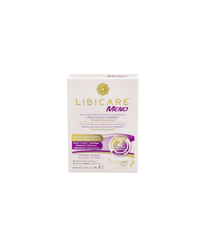 LIBICARE MENO 30 CAP DIA + 30 CAP NOCHE – foto del producto cap cada libicare