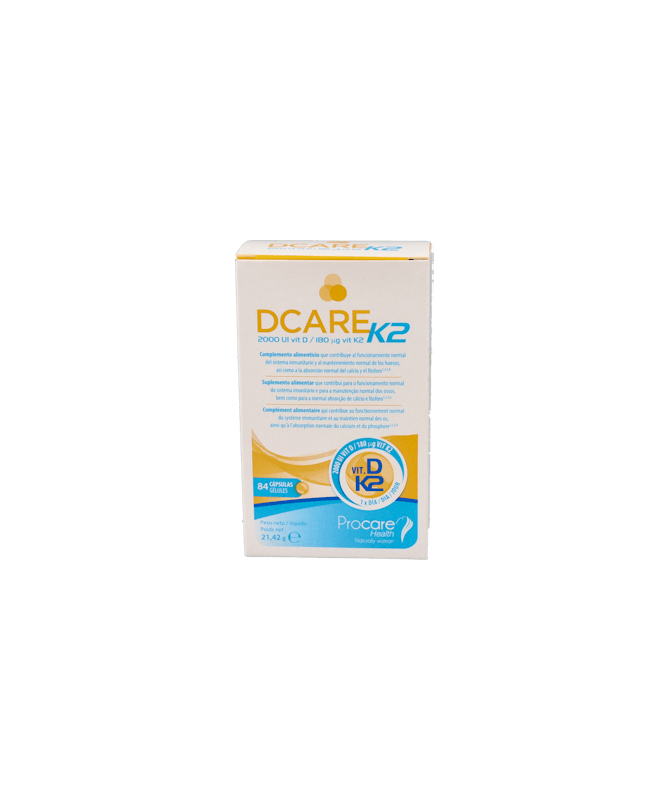 DCARE K2 2000 IU VITAMINA D3 84 CAPS – foto del producto cada dcare 2000 DCARE K2 2000 IU VITAMINA D3 84 CAPS – foto del producto cada dcare 2000