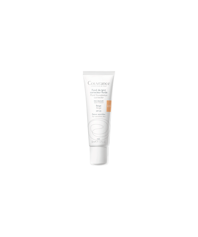MAQUILLAJE FLUIDO BEIGE 2.5 COUVRANCE – foto del producto cada maquillaje fluido