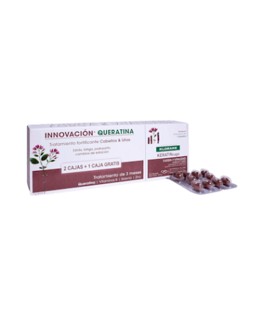 KLORANE TRIO KERATINCAPS 90 CAPSULAS – foto del producto cada klorane trio
