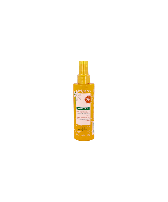 KLORANE POLYSIANES SP SOLAR SPF30 200ML – foto del producto cada klorane polysianes KLORANE POLYSIANES SP SOLAR SPF30 200ML – foto del producto cada klorane polysianes