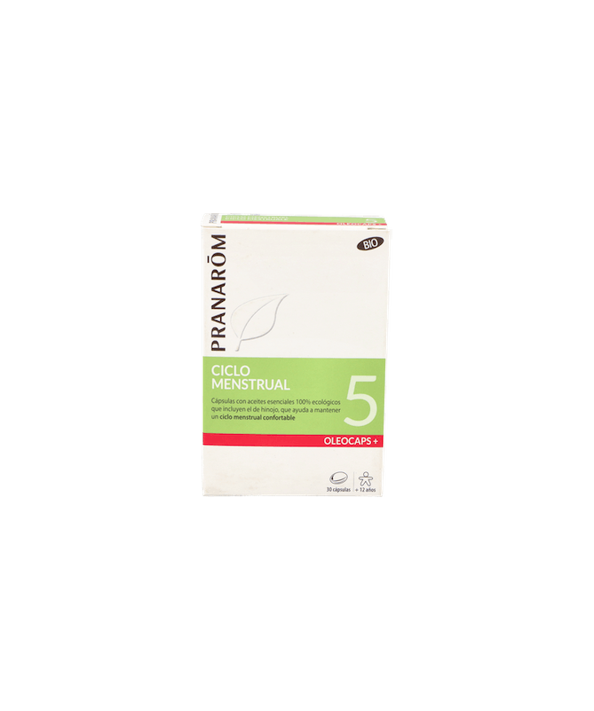 OLEOCAPS 5 CICLO MENSTRUAL BIO 30 CAPS – foto del producto cada oleocaps ciclo OLEOCAPS 5 CICLO MENSTRUAL BIO 30 CAPS – foto del producto cada oleocaps ciclo