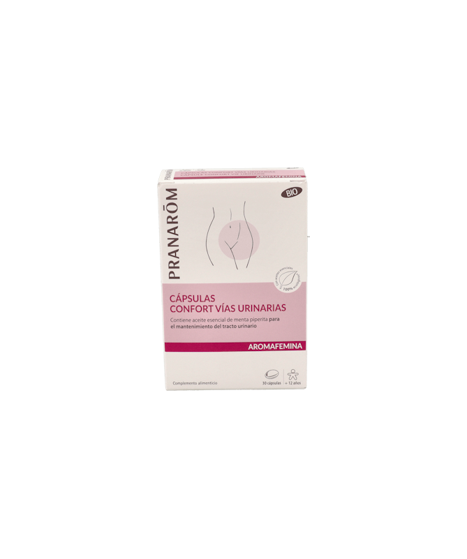 AROMAFEMINA CONFORT VIAS URINAR 30 CAPS – foto del producto cada aromafemina confort AROMAFEMINA CONFORT VIAS URINAR 30 CAPS – foto del producto cada aromafemina confort