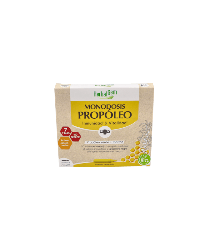 HERBALGEM PROPOLEO MONOD BIO 7X10 ML – foto del producto cada herbalgem propoleo HERBALGEM PROPOLEO MONOD BIO 7X10 ML – foto del producto cada herbalgem propoleo