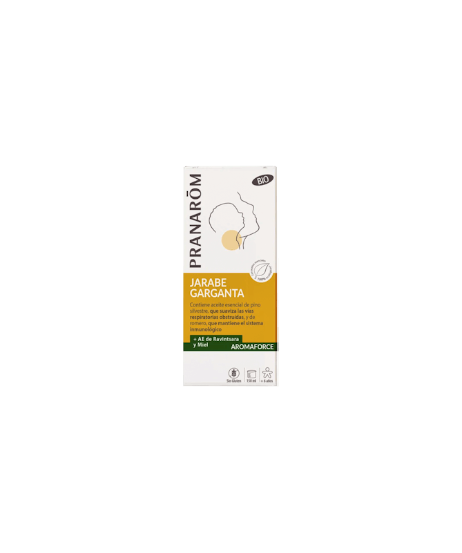 AROMAFORCE JARABE GARGANTA 150ML RAVINTS – foto del producto cada aromaforce jarabe AROMAFORCE JARABE GARGANTA 150ML RAVINTS – foto del producto cada aromaforce jarabe