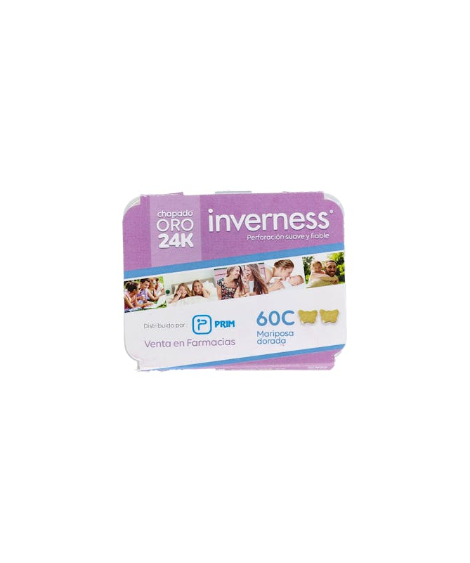INVERNESS PENDIENTE 60C 24K MARIPOSA DO – foto del producto inverness pendiente 60c
