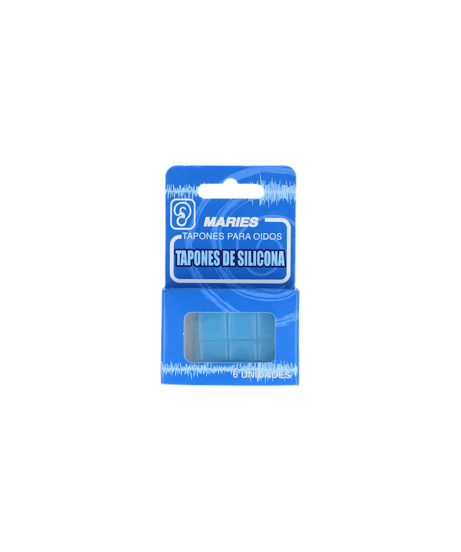 TAPONES OIDO MARIES SILICONA 6 UND – foto del producto cada tapones oido