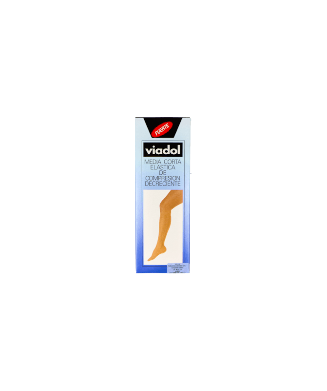 MEDIA CORTA VIADOL FUERTE BEIG T/EXTRA – foto del producto media corta viadol