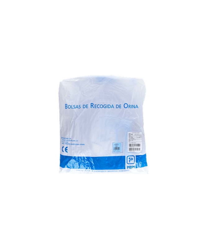 BOLSA ORINA PRIM C/VALV VACIADO 2 L 30 U – foto del producto bolsa orina prim