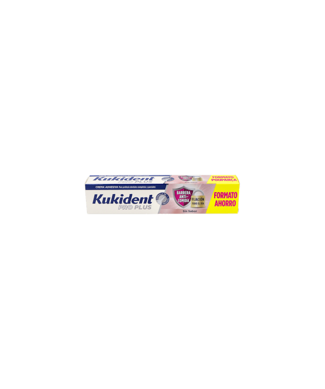 KUKIDENT PRO PLUS BARRERA SIN SABOR 57 G – foto del producto cada kukident pro
