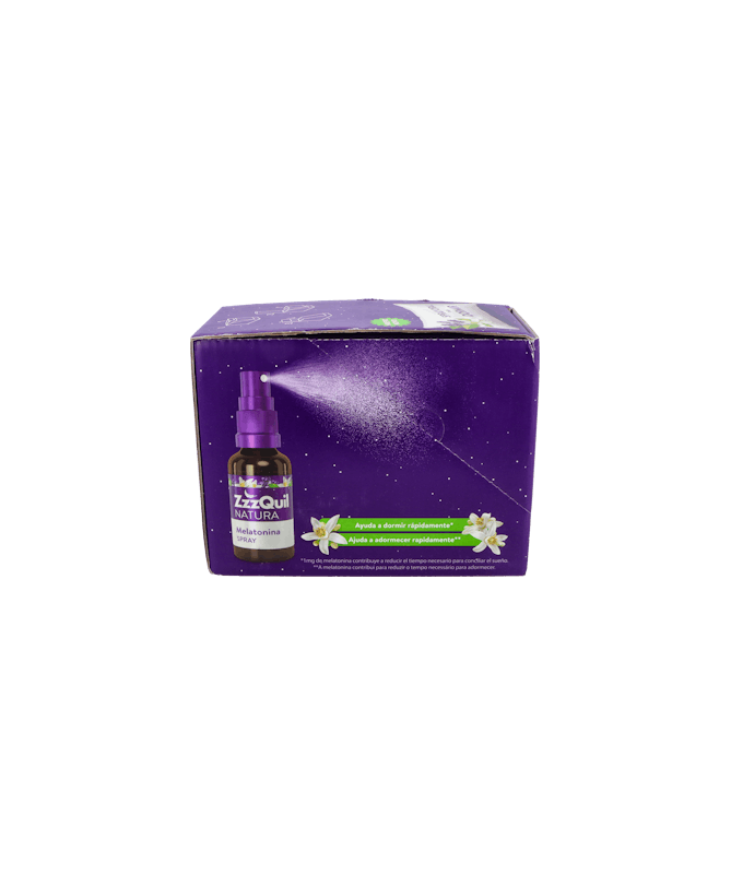 ZZZQUIL NATURA MELATONINA SPRAY 30 ML – foto del producto cada zzzquil natura