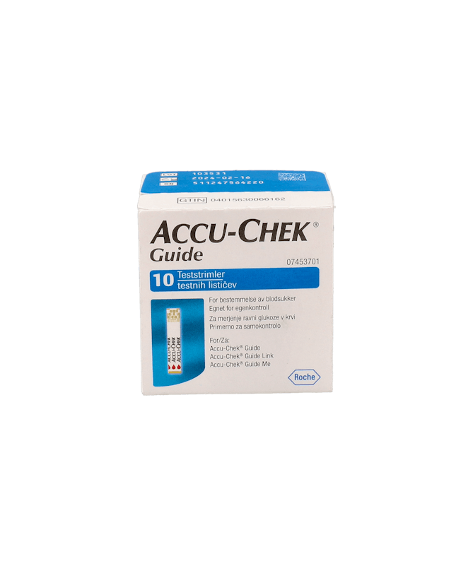 ACCU CHEK GUIDE 10 TIRAS REACT GLUCEMIA – foto del producto cada accu chek ACCU CHEK GUIDE 10 TIRAS REACT GLUCEMIA – foto del producto cada accu chek