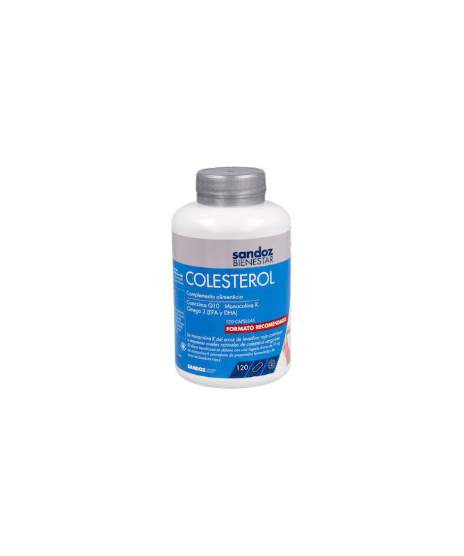 SANDOZ BIENESTAR COLESTEROL 120 CAPs – foto del producto cada sandoz bienestar SANDOZ BIENESTAR COLESTEROL 120 CAPs – foto del producto cada sandoz bienestar