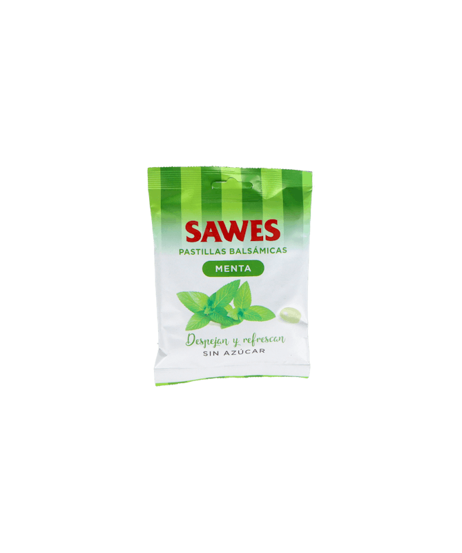 SAWES CARAMELOS MENTA S/AZUCAR BOLSA – foto del producto menta sawes caramelos SAWES CARAMELOS MENTA S/AZUCAR BOLSA – foto del producto menta sawes caramelos