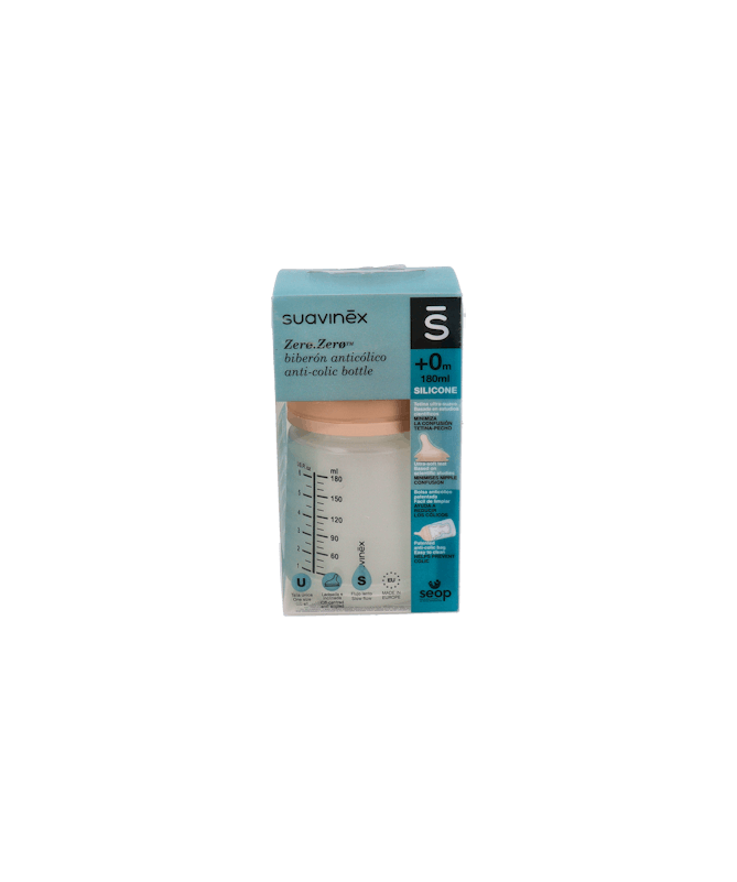 SUAVINEX BIBERON ANTICOLICO ZERO 180 ML – foto del producto cada suavinex biberon SUAVINEX BIBERON ANTICOLICO ZERO 180 ML – foto del producto cada suavinex biberon