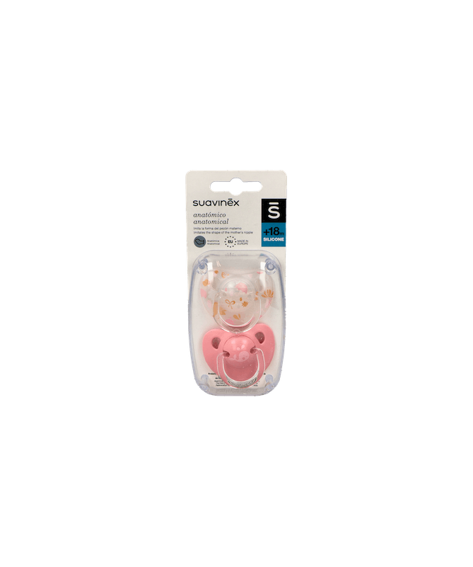 CHUPETE CLASICO TETINA ANA +18M SILI 2U – foto del producto cada chupete clasico CHUPETE CLASICO TETINA ANA +18M SILI 2U – foto del producto cada chupete clasico