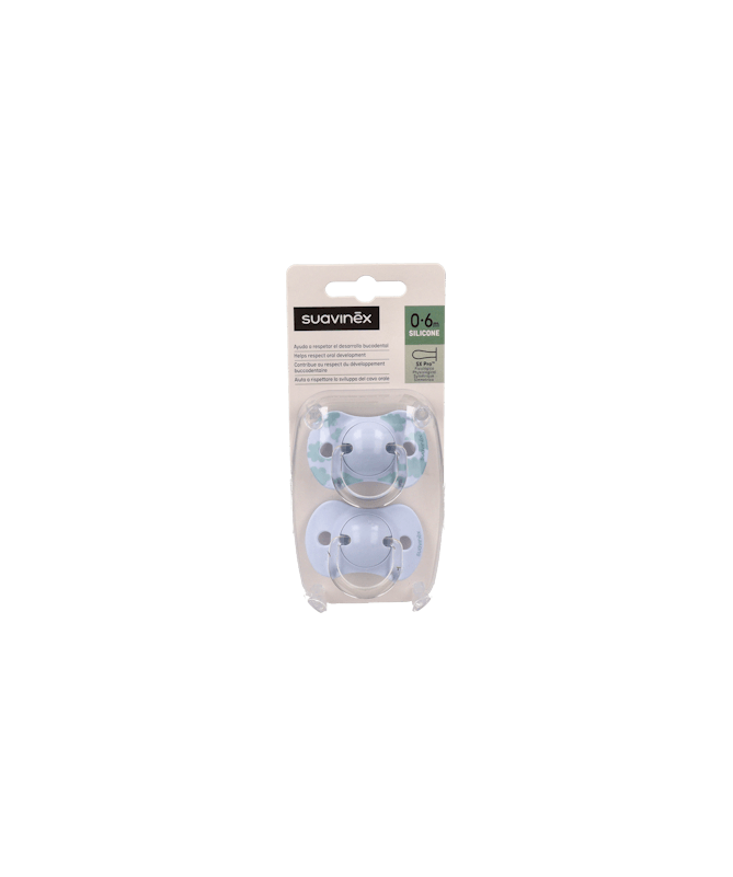 SUAVINEX CHUPETE FISIOL SILICONA 0-6M 2U – foto del producto cada suavinex chupete