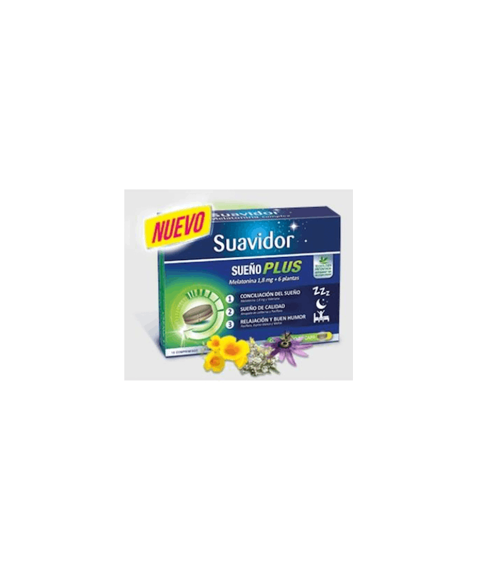 SUAVIDOR SUEÑO PLUS 30 COMPRIMIDOS – foto del producto cada suavidor sueño