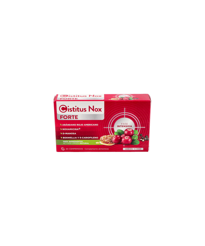 CISTITUS NOX FORTE 20 COMPRIMIDOS – foto del producto cada cistitus nox
