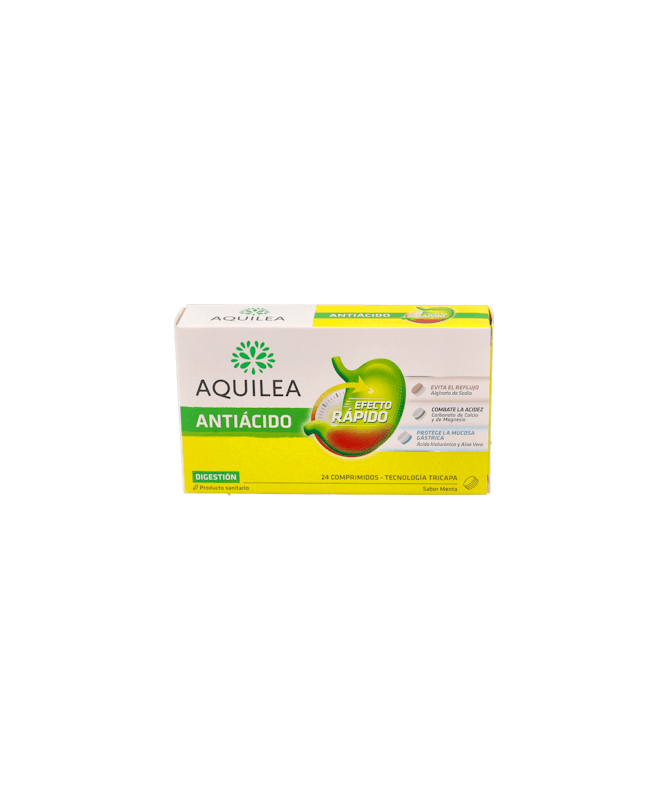 AQUILEA ANTIACIDO 24 COMPRIMIDOS – foto del producto sodio magnesio aquilea