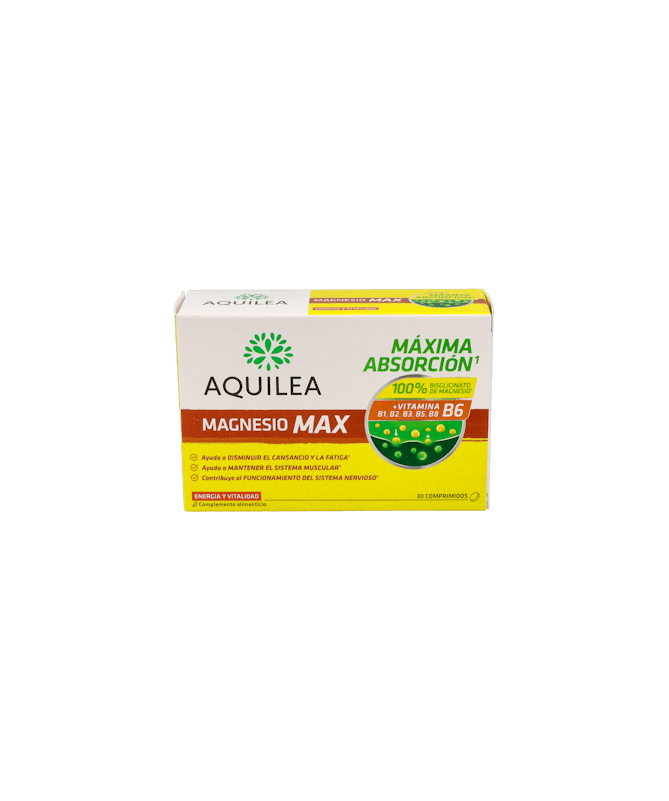 AQUILEA MAGNESIO MAX 30 COMPRIMIDOS – foto del producto cada aquilea magnesio AQUILEA MAGNESIO MAX 30 COMPRIMIDOS – foto del producto cada aquilea magnesio