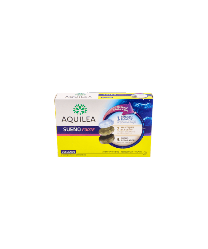 AQUILEA SUEÑO FORTE 30 COMPRIMIDOS – foto del producto cada aquilea sueño AQUILEA SUEÑO FORTE 30 COMPRIMIDOS – foto del producto cada aquilea sueño