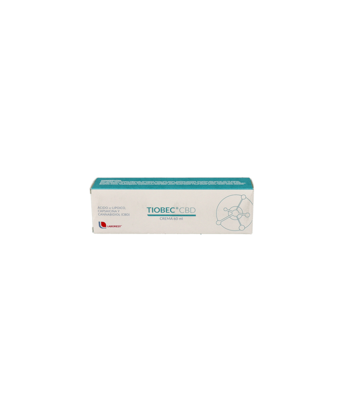 TIOBEC CBD CREMA 60ML – foto del producto cada tiobec cbd