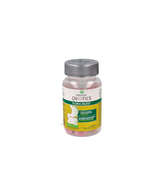 AQUILEA QBIOTICS FLORA DIGEST 30 GUMMIES – foto del producto intestinal salud formulación