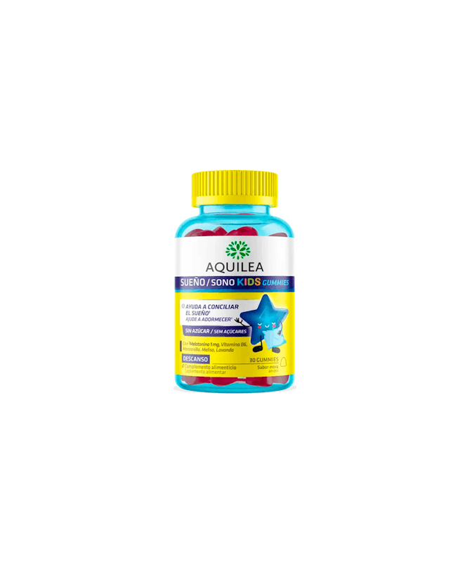 AQUILEA SUEÑO KIDS 30 GUMMIES MORA – foto del producto cada aquilea sueño AQUILEA SUEÑO KIDS 30 GUMMIES MORA – foto del producto cada aquilea sueño