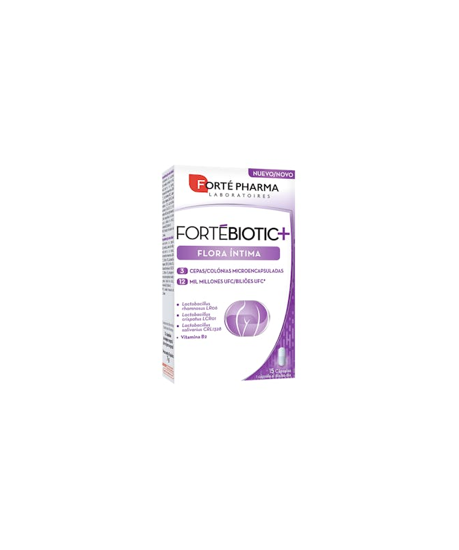 FORTEBIOTIC INTIMO 15 CAPS – foto del producto cada fortebiotic intimo