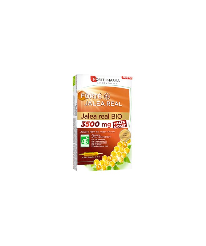 FORTE JALEA REAL BIO 3500 MG 10 AMP 15ML – foto del producto cada forte jalea