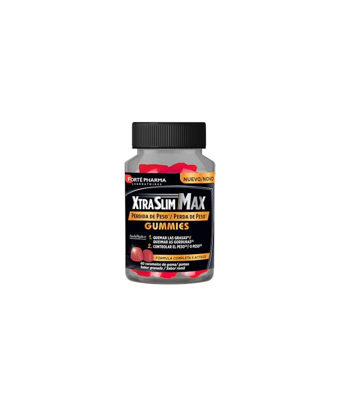 XTRASLIM MAX GUMMIES 60 U – foto del producto cada xtraslim max