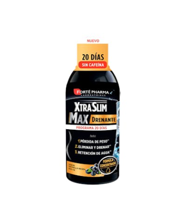 XTRASLIM MAX DRENANTE 500 ML – foto del producto cada xtraslim max
