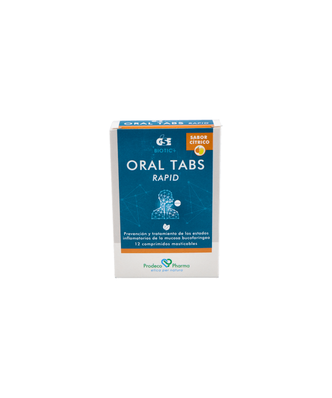 GSE ORAL TABS RAPID 12CPR MASTICABLES – foto del producto cada gse oral