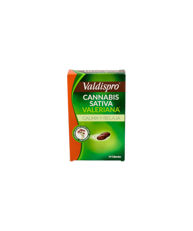 VALDISPRO CANNABIS SATIVA VALERIANA 24 C – foto del producto cada valdispro cannabis VALDISPRO CANNABIS SATIVA VALERIANA 24 C – foto del producto cada valdispro cannabis