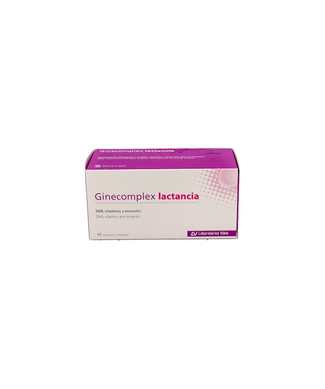 GINECOMPLEX LACTANCIA 60 CAPS – foto del producto vitamina ácido aceite