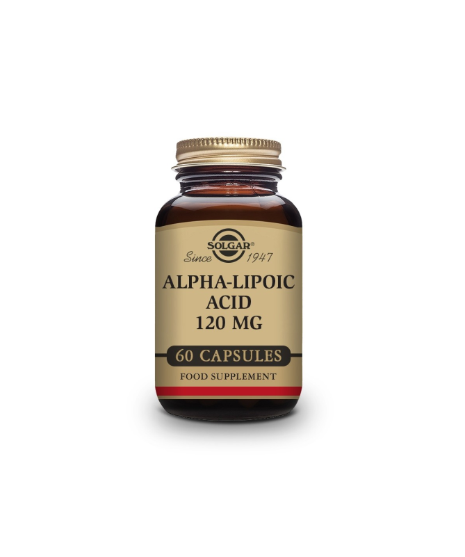 ACIDO ALFA LIPOICO 120MG 60VEGICAPS – foto del producto alfa lipoico cápsula ACIDO ALFA LIPOICO 120MG 60VEGICAPS – foto del producto alfa lipoico cápsula