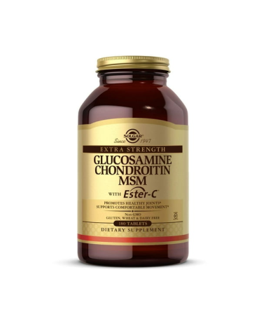 GLUCOSAMINA CONDROITINA MSM EXTRA STRENGTH 120COMP – foto del producto glucosamina condroitina msm