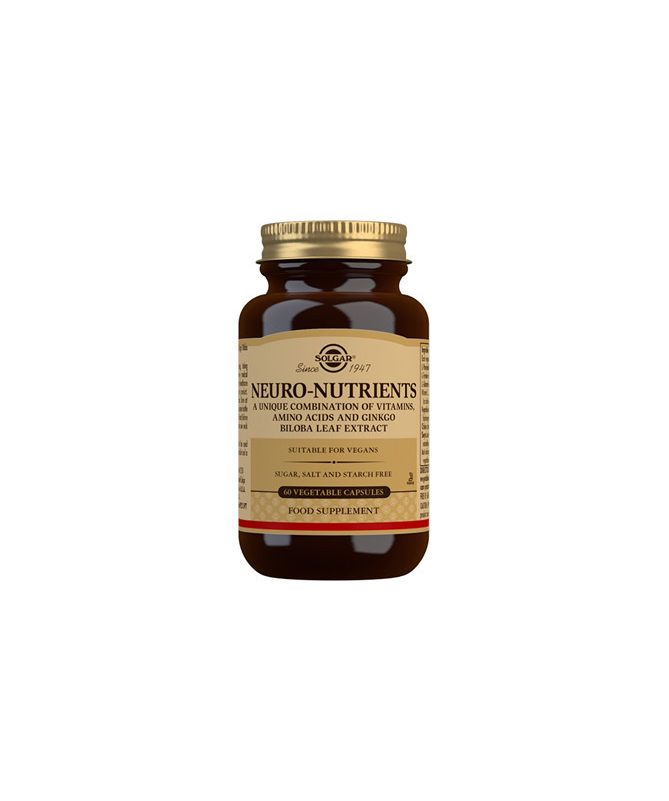 NEURO NUTRIENTS 60VEGICAPS – foto del producto vitamina forma libre NEURO NUTRIENTS 60VEGICAPS – foto del producto vitamina forma libre