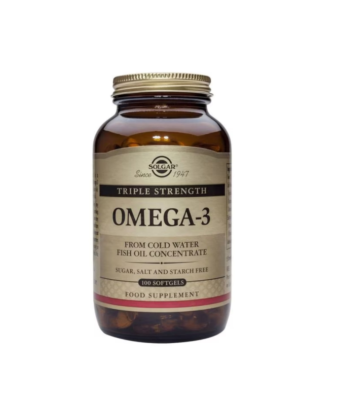 OMEGA 3 TRIPLE CONCENTRACION 100CAP BLANDAS – foto del producto aceite ácido omega OMEGA 3 TRIPLE CONCENTRACION 100CAP BLANDAS – foto del producto aceite ácido omega