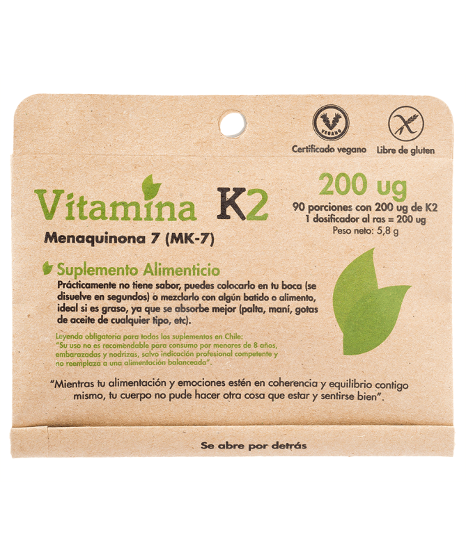 VITAMINA K2 100MCG MENAQUINONA 7 50CAP VEG – foto del producto vitamina menaquinona cápsula VITAMINA K2 100MCG MENAQUINONA 7 50CAP VEG – foto del producto vitamina menaquinona cápsula