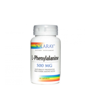 L FENILALANINA 500MG 60CAP – foto del producto fenilalanina cápsula 500mg