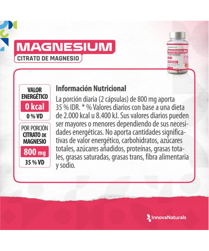 MAGNESIUM CITRATO 180CAP – foto del producto magnesio citrato hoja MAGNESIUM CITRATO 180CAP – foto del producto magnesio citrato hoja