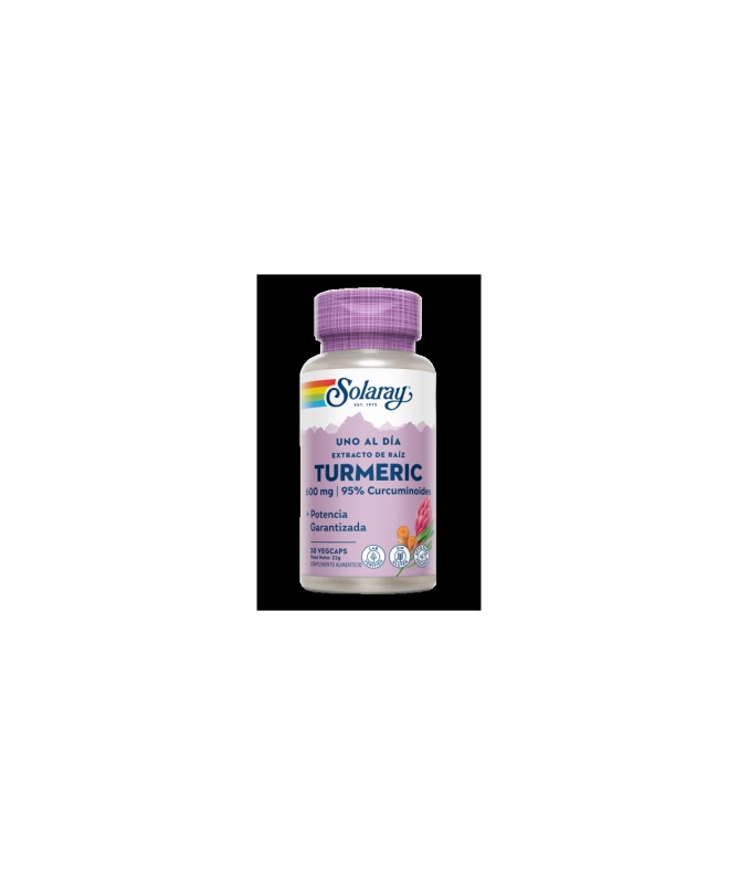 TURMERIC 600MG 30CAP – foto del producto cúrcuma curcuma longa